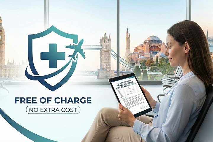 Your Safety, Secured: Comprehensive Medical & Travel Insurance Included